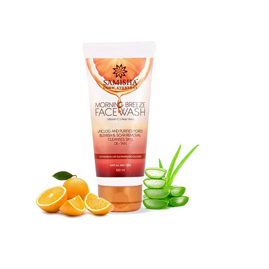 Samisha Organic Morning Breeze Face Wash - DrMediCart
