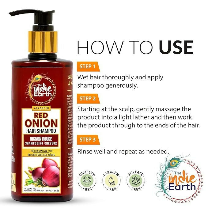 Buy The Indie Earth Red Onion Shampoo from DrMediCart, Ship from India to USA