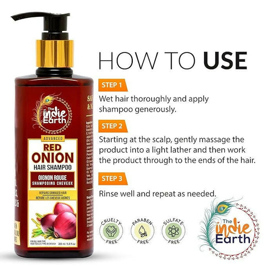 Buy The Indie Earth Red Onion Shampoo from DrMediCart, Ship from India to USA