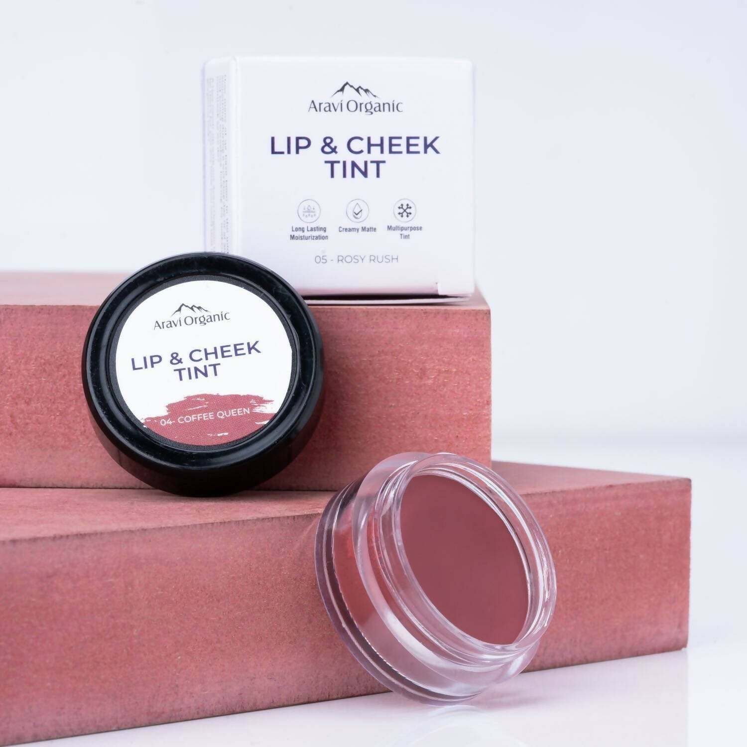 aravi organic everyday vegan lip and cheek tint coffee queen buy in usa