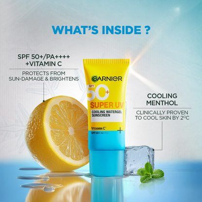 Garnier Super UV Cooling Water Gel Sunscreen SPF 50+ PA++++