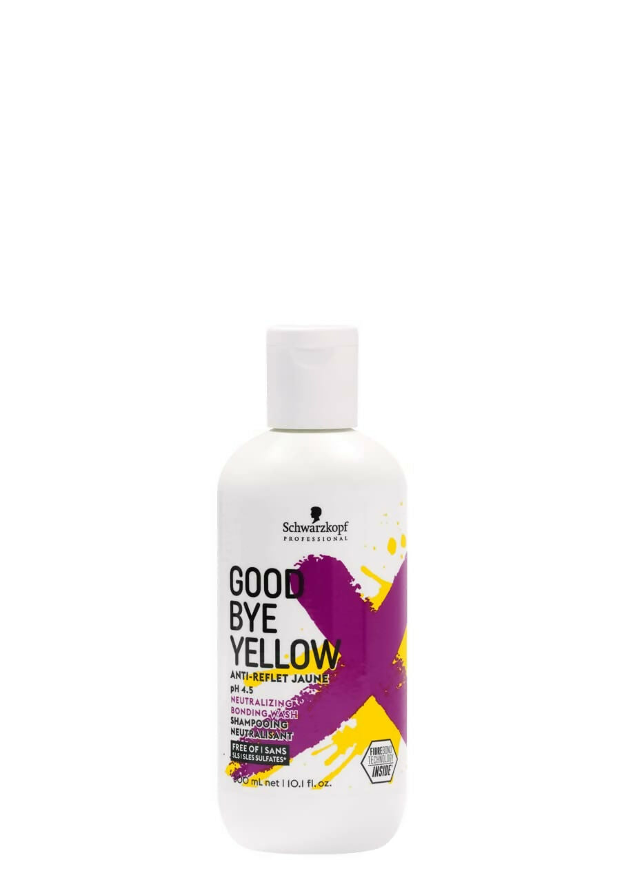 Schwarzkopf Professional Goodbye Yellow Neutralising & Anti-Yellow Sulfate Free Purple Shampoo - Drmedicart