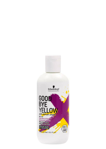 Schwarzkopf Professional Goodbye Yellow Neutralising & Anti-Yellow Sulfate Free Purple Shampoo - Drmedicart