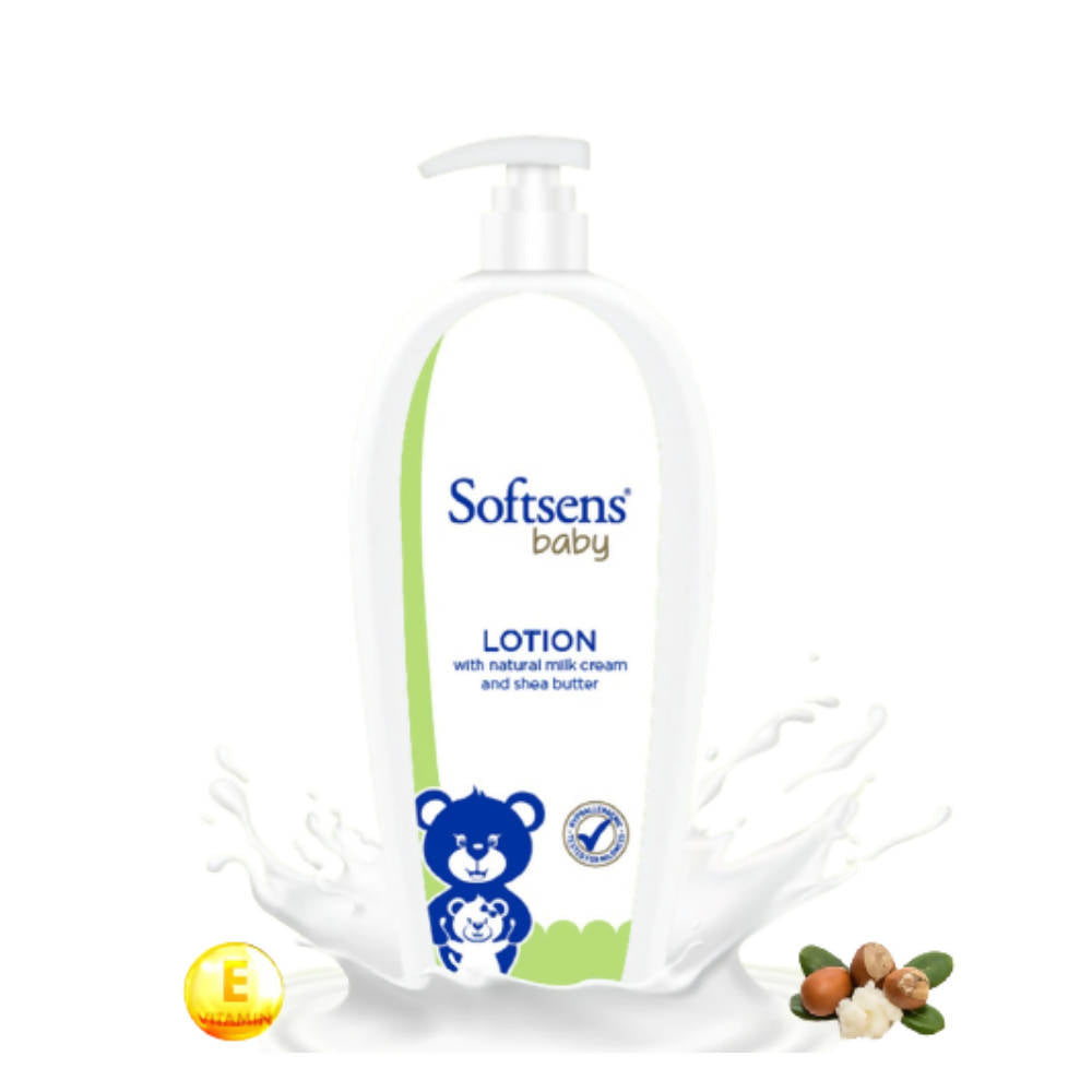 Softsens Baby Nourishing Lotion with Milk Cream & Shea Butter For Face & Body, Moisturizer