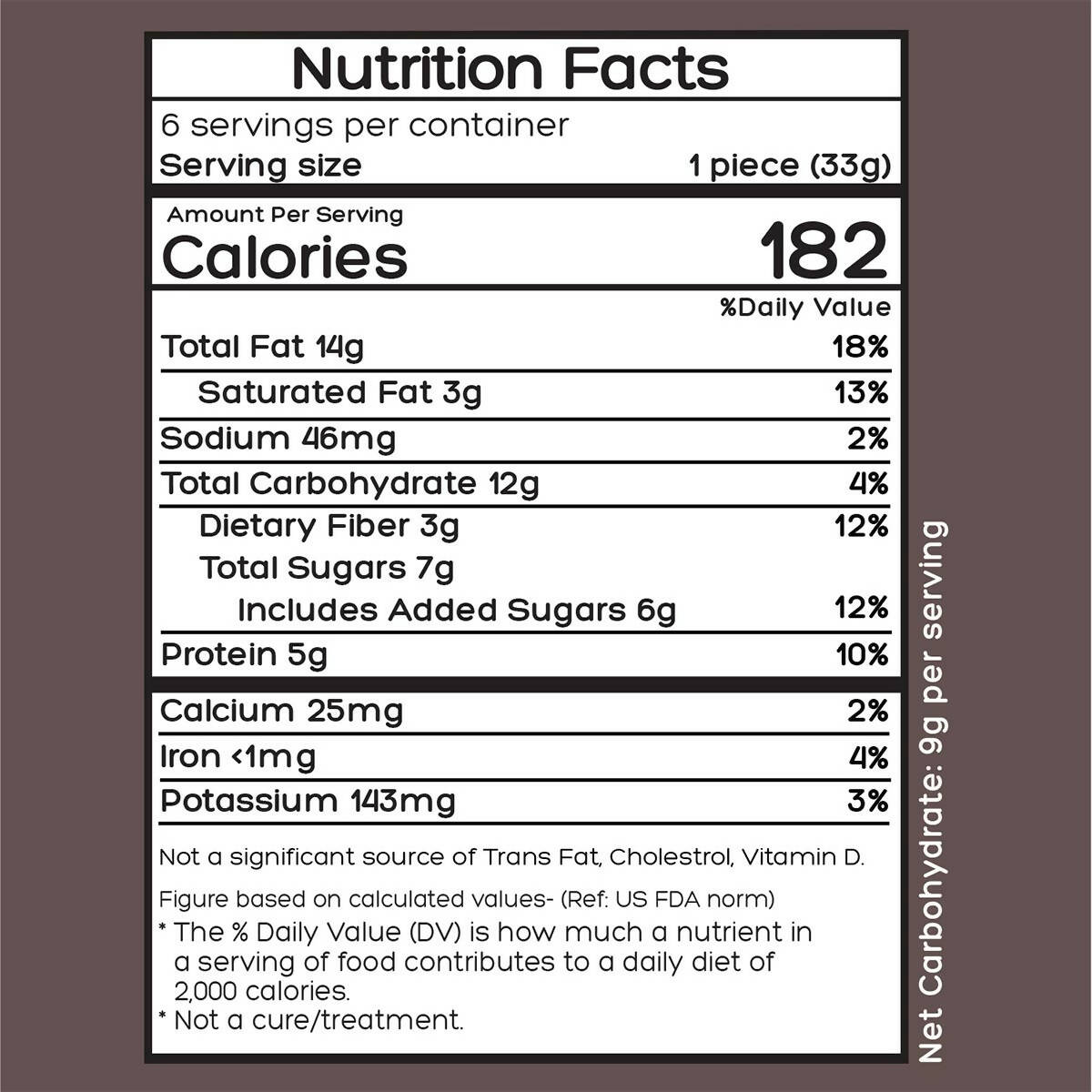 D-Alive Walnut Peanut Butter Barfi - Drmedicart