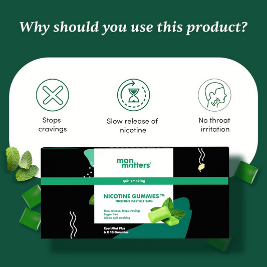 Buy Man Matters Nicotine chewables   2mg from DrMediCart, Ship from India to USA