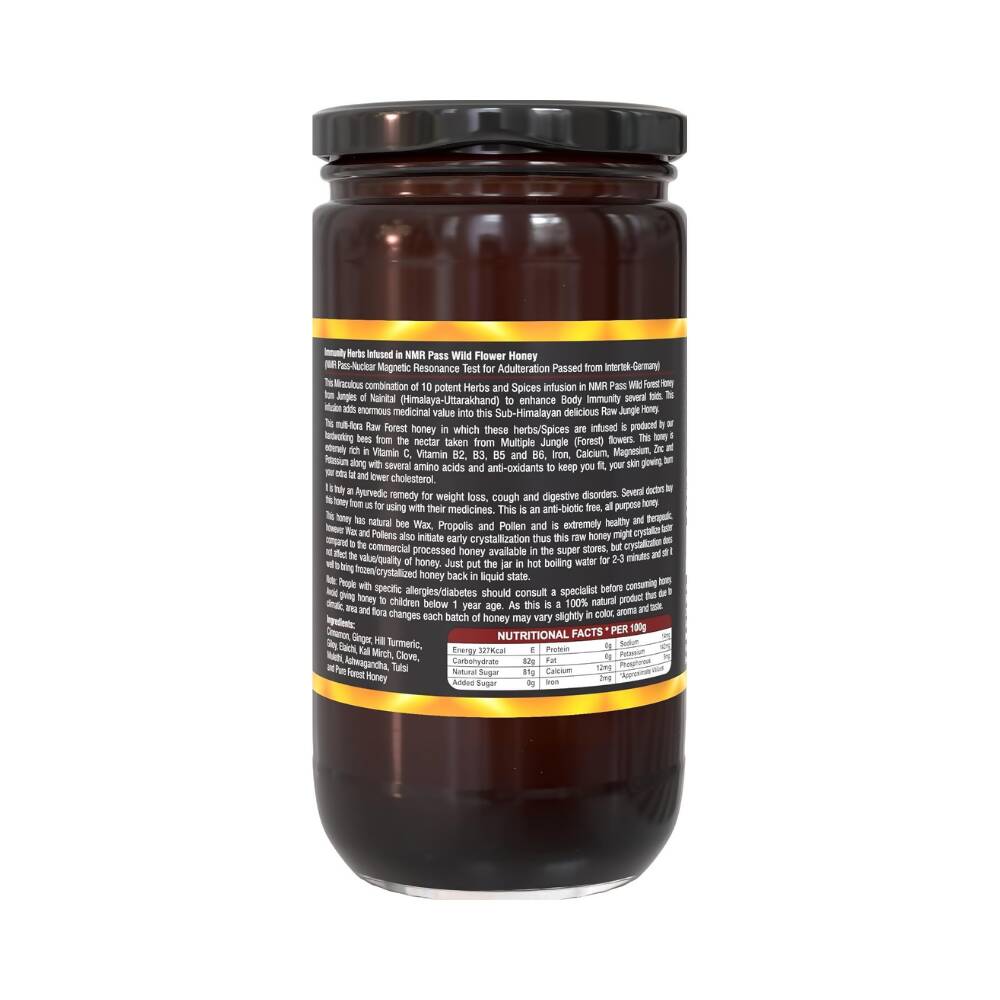 Farm Naturelle Immunity Herbs Infused In Wild Forest Honey