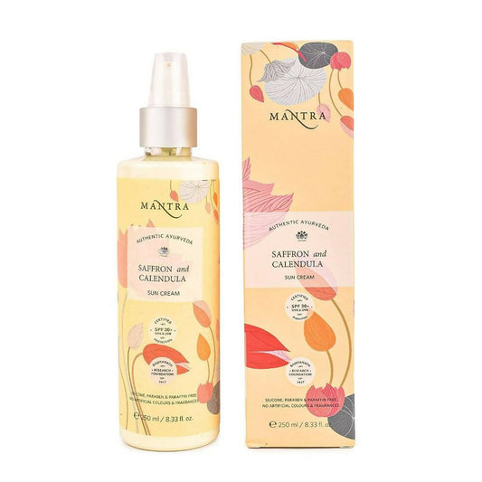 Buy Mantra Herbal Saffron and Calendula Sun Cream from DrMediCart, Ship from India to USA