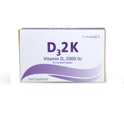 Nutra Grace D3 2k Vitamin D3 2000 I.U Capsules