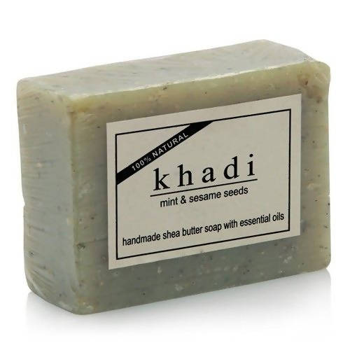 Buy Khadi Natural Mint & Sesame Seeds Soap from DrMediCart, Ship from India to USA