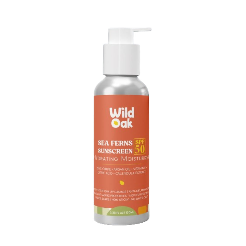 Buy Wild Oak Sea Ferns (SPF 50) Sunscreen Hydrating Moisturizer from DrMediCart, Ship from India to USA