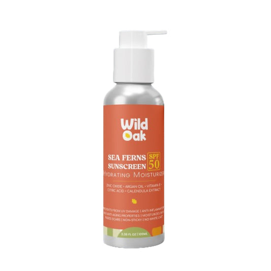 Buy Wild Oak Sea Ferns (SPF 50) Sunscreen Hydrating Moisturizer from DrMediCart, Ship from India to USA