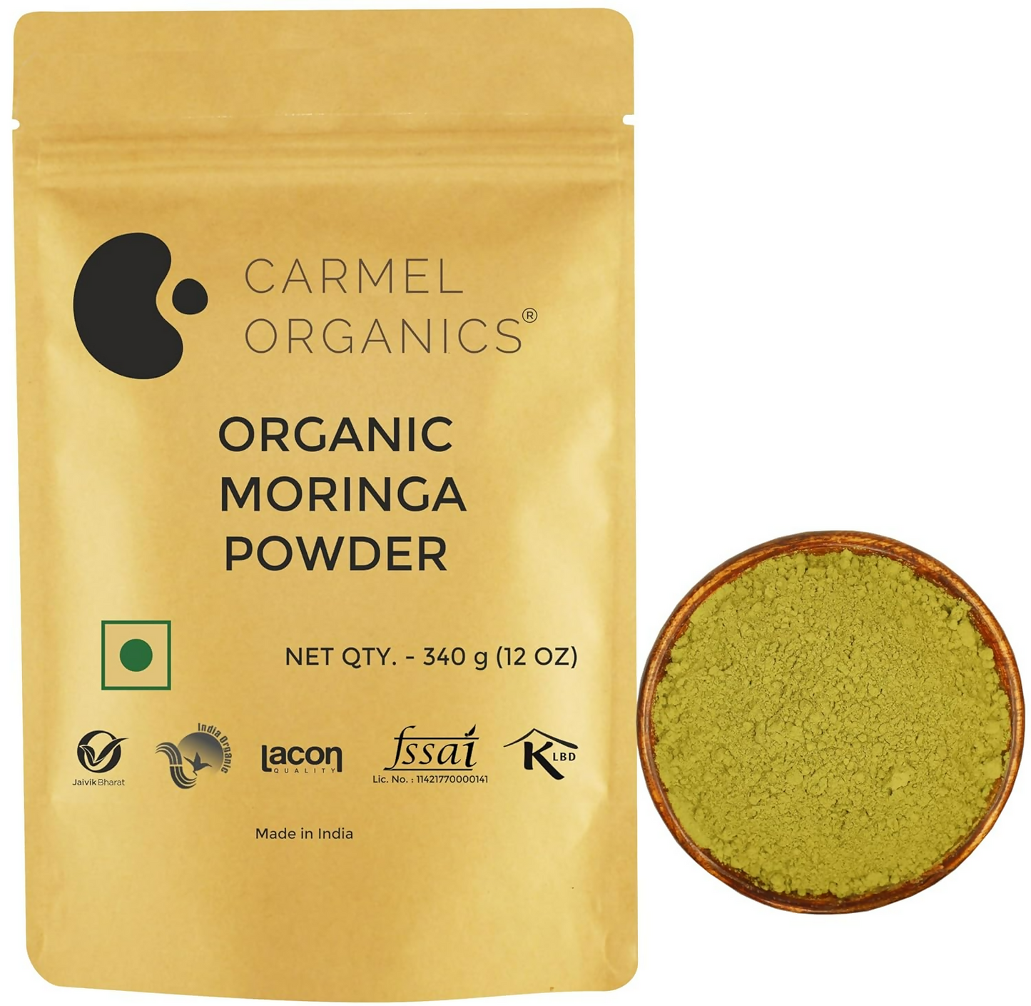 Carmel Organics Moringa Leaves Powder