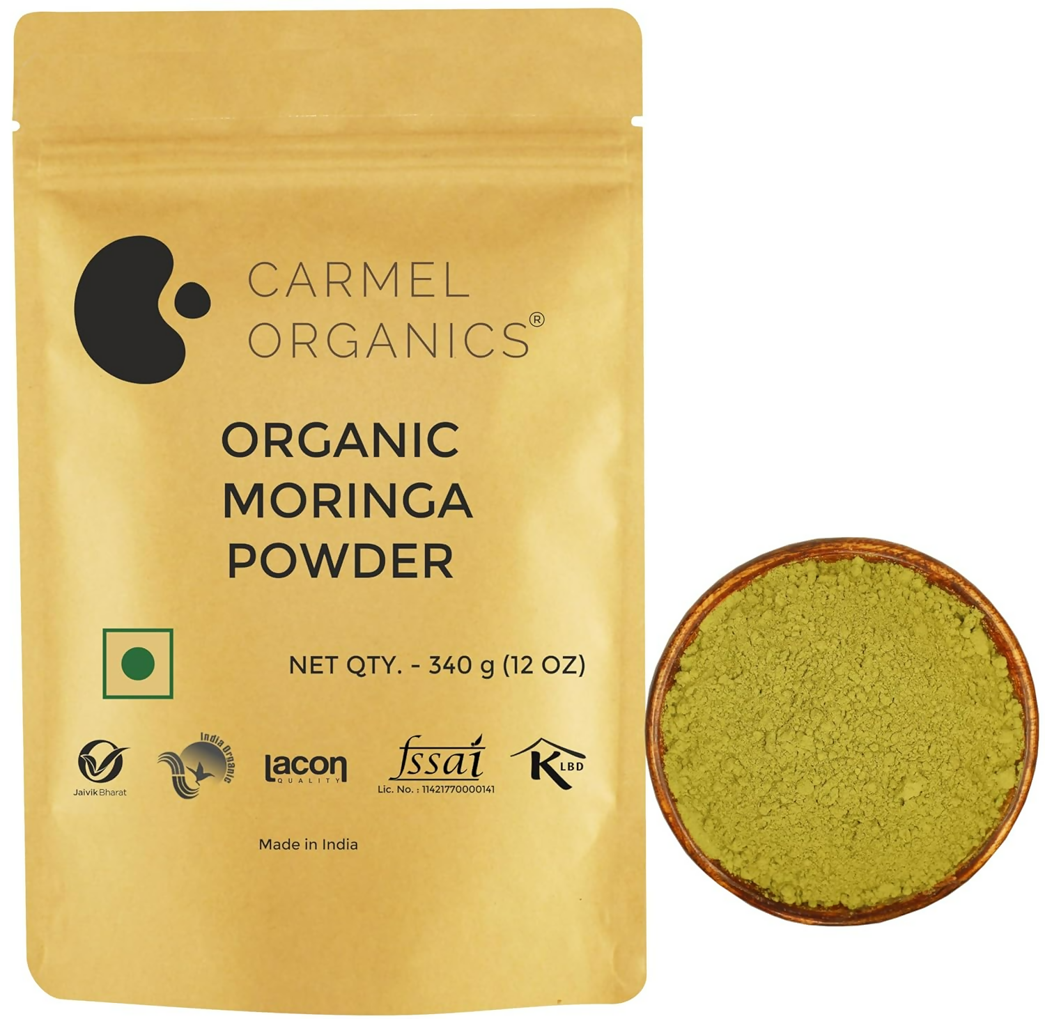 Carmel Organics Moringa Leaves Powder