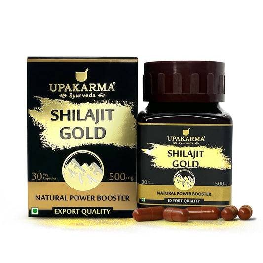 Upakarma Ayurveda SJ Gold Capsules For Power, Stamina, Muscle Growth & Energy