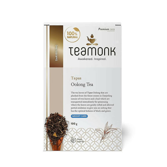 Teamonk Darjeeling Tapas Oolong Tea Leaves (75 Cups)