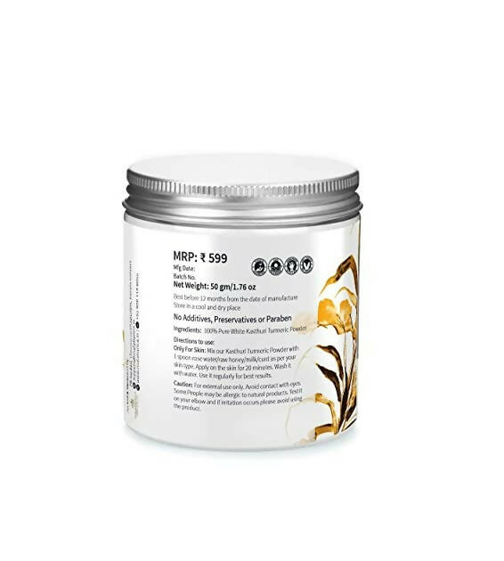 Malabarica White Kasthuri Turmeric Powder