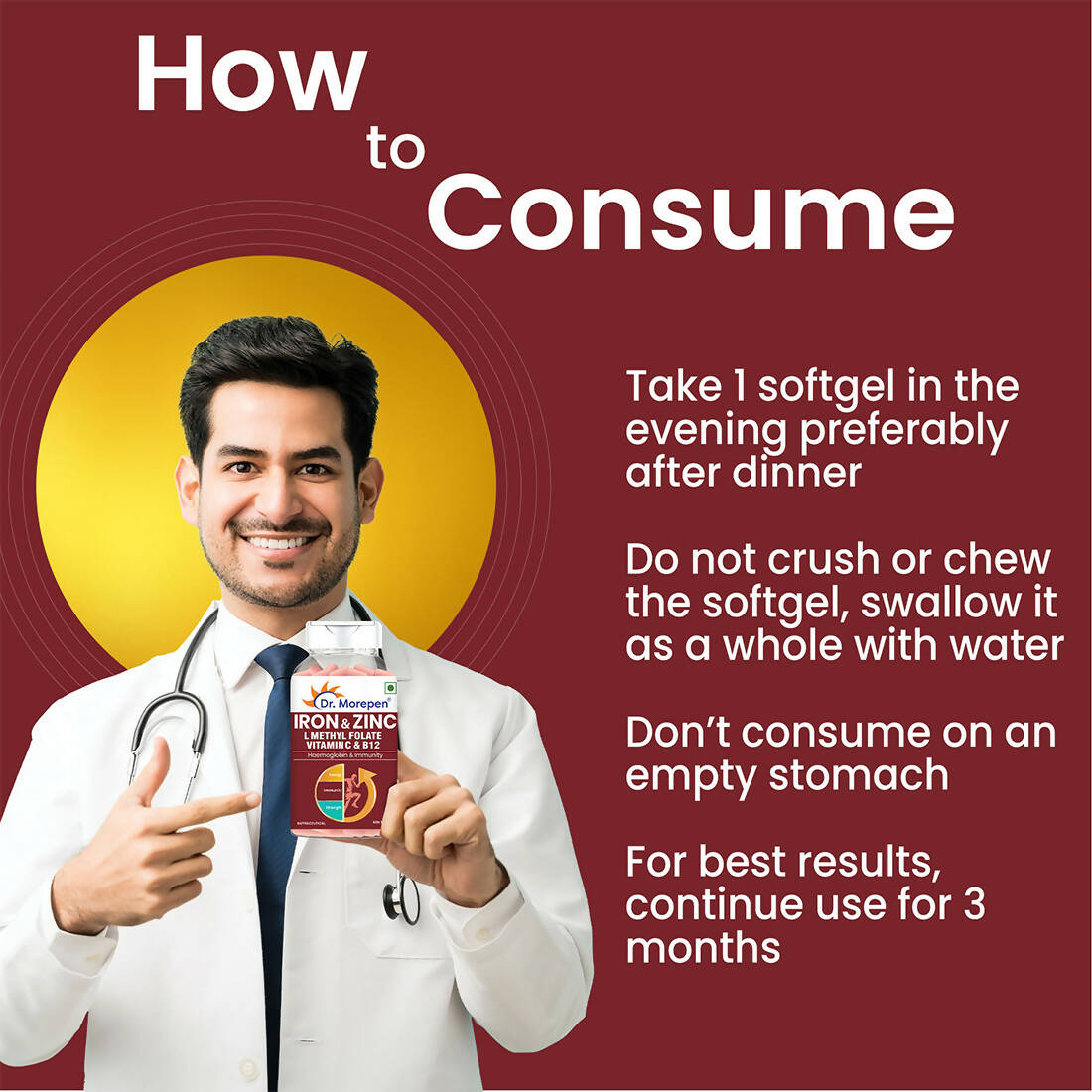 dr morepen iron zinc tablets
