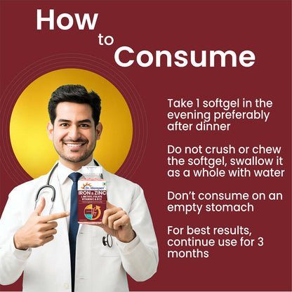 dr morepen iron zinc tablets