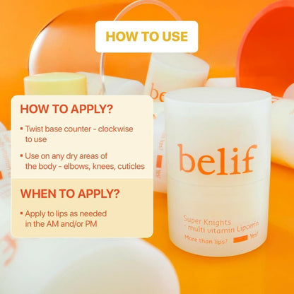 Belif Multi Vitamin Lipcerin, Glossy & Hydrating Lip Mask