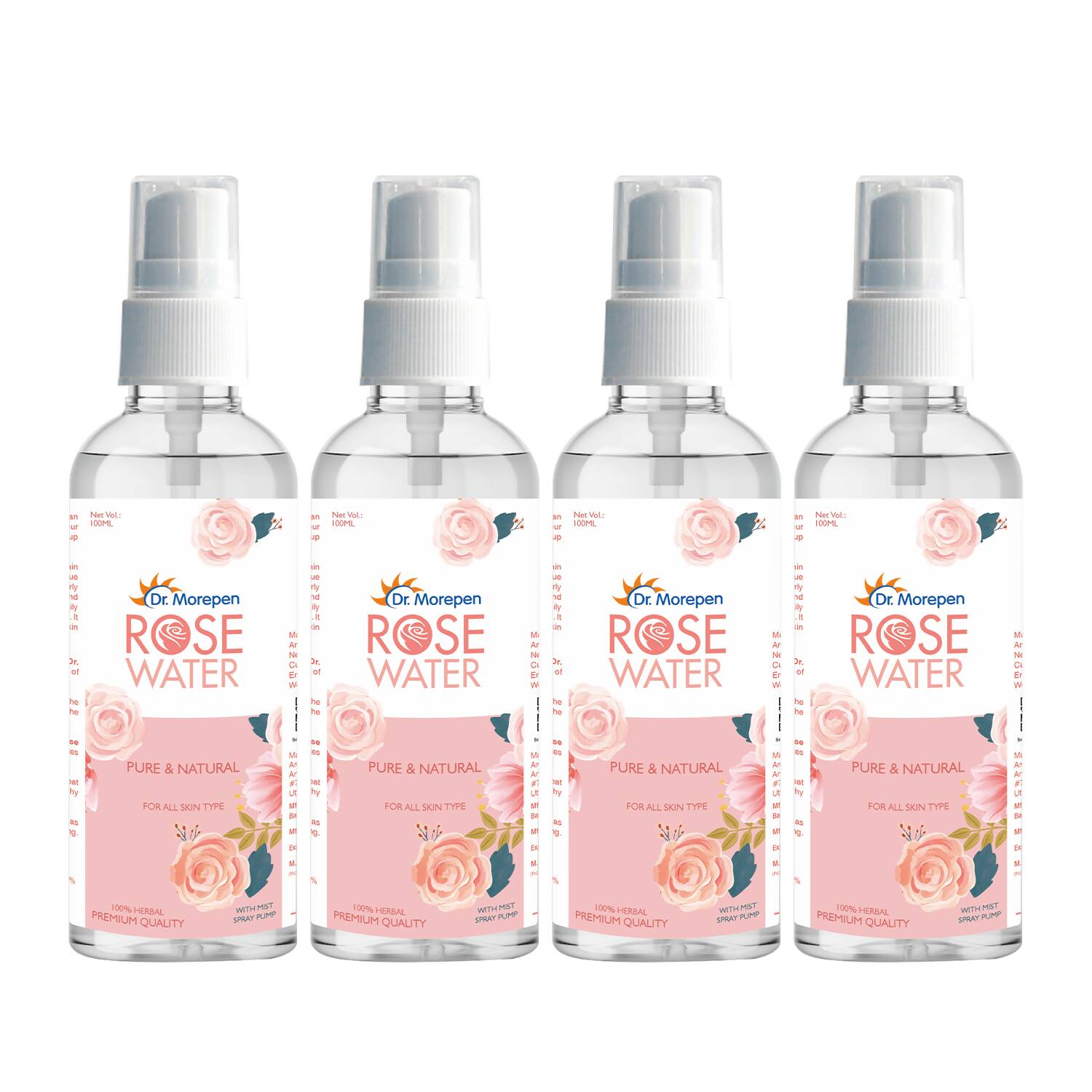 Dr. Morepen Pure & Natural Rose Water Spray