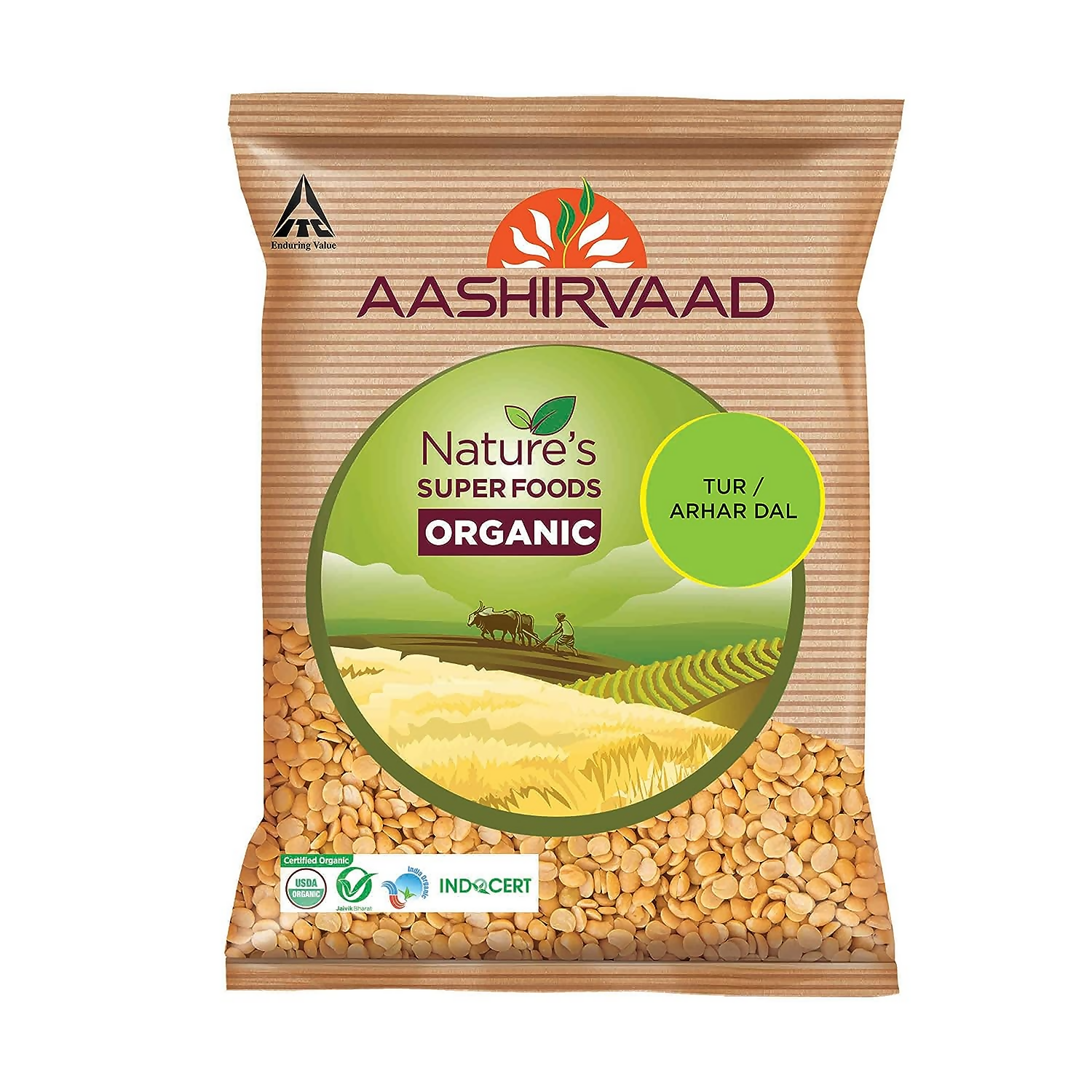 Buy Aashirvaad Nature's Super Foods Organic Tur Dal from DrMediCart, Ship from India to USA