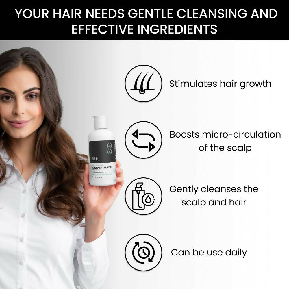 ThriveCo Hair Vitalizing Rosemary Shampoo - Drmedicart