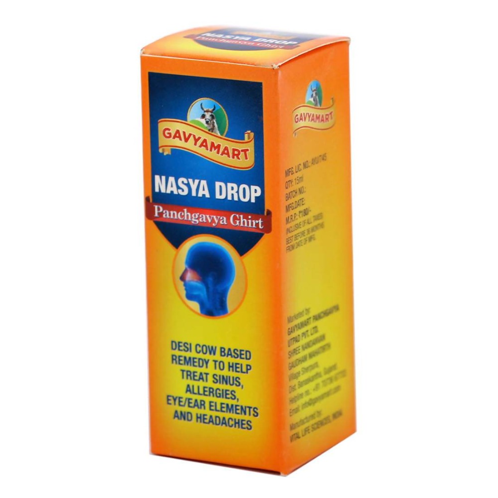 Buy Gavyamart Nasya drop Panchgavya Ghirt from DrMediCart, Ship from India to USA