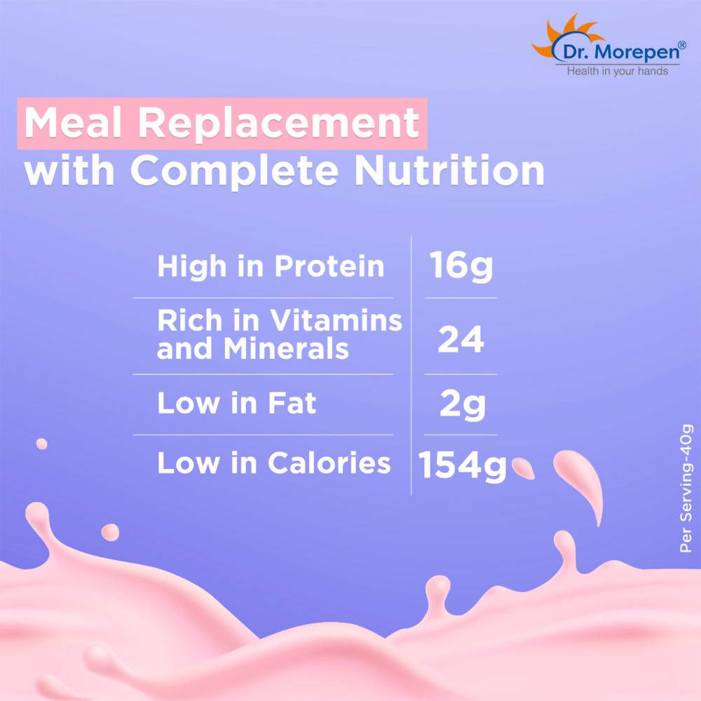 Dr. Morepen Slim Shake - Strawberry Flavor