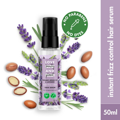 Love Beauty And Planet Argan Shampoo + Serum Combo