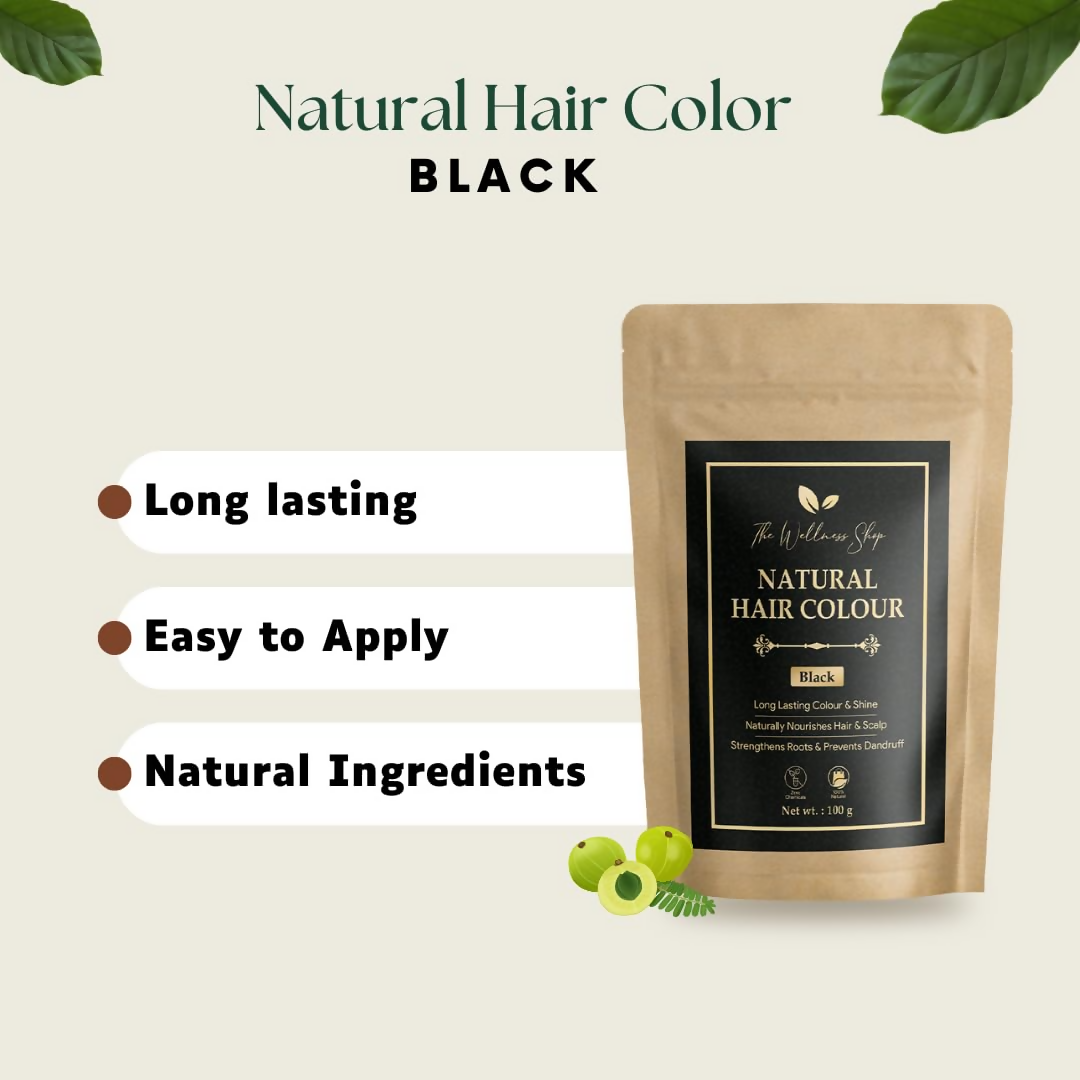 The Wellness Shop Natural Black Hair Colour - Drmedicart