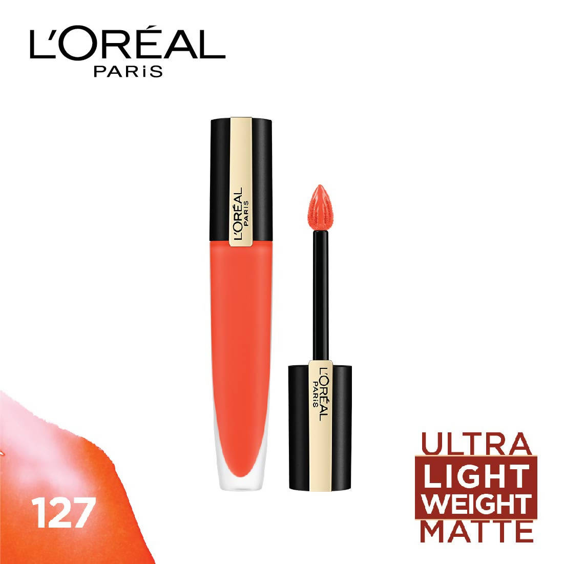 L'Oreal Paris Rouge Signature Matte Liquid Lipstick - 127 I Vibrate - DrMediCart