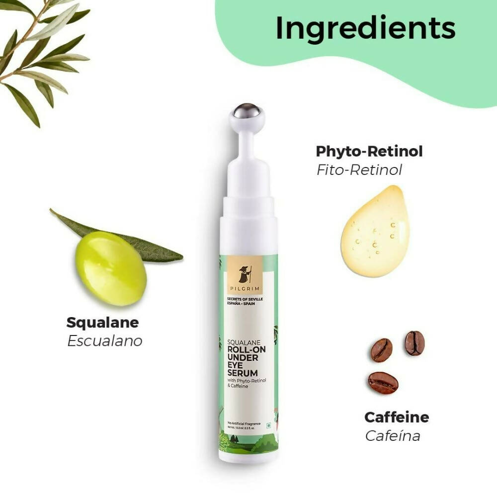 Pilgrim Squalane Roll-On Under Eye Cream Serum
