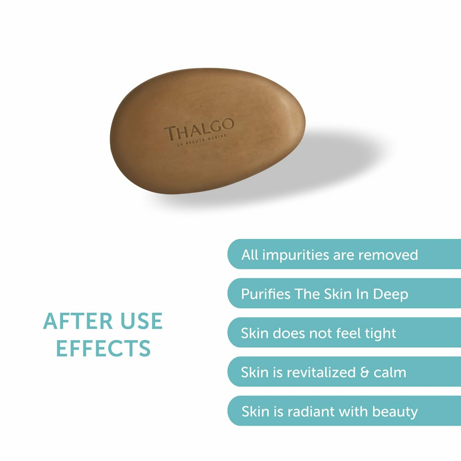 Thalgo Marine Algae Solid Cleanser - Revitalising Face Cleanser For Detoxifying & Smoothing Skin Texture
