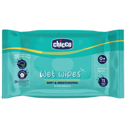 Chicco Wet Wipes Soft & Moisturizing