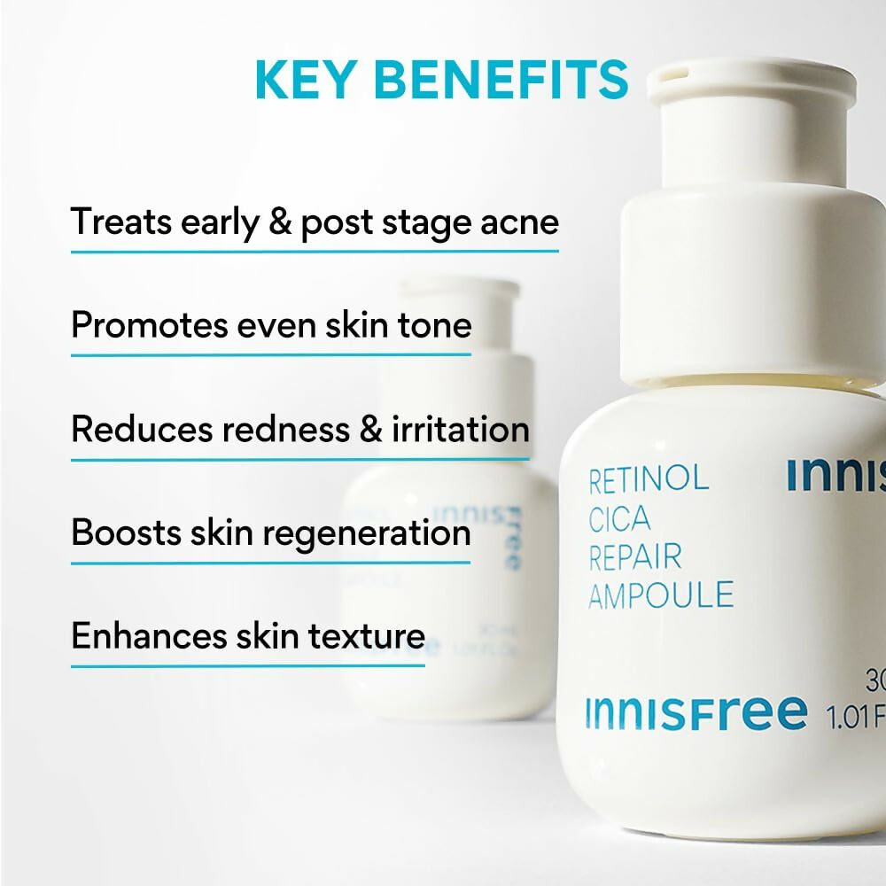 Innisfree Retinol Cica Repair Ampoule - Korean Face Serum