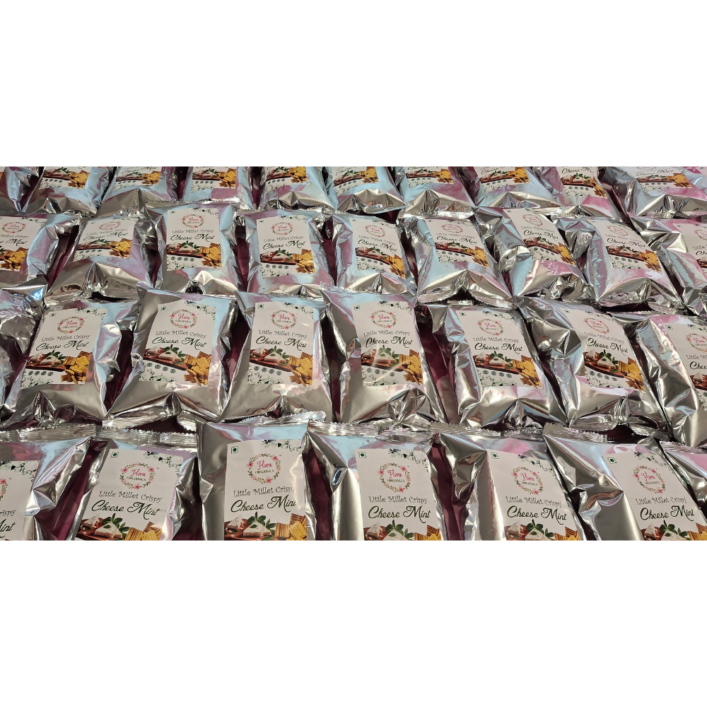 Flora Organics Little Millet Crispy Cheese Mint