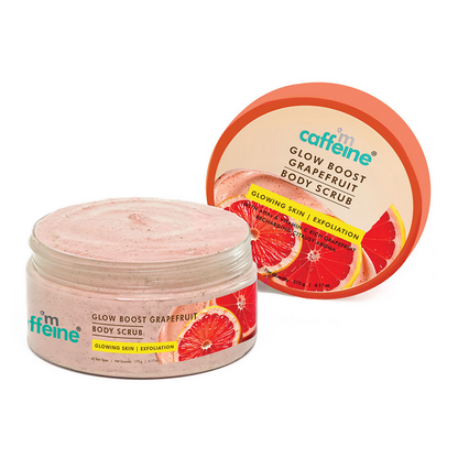 mCaffeine Glow Boost Grapefruit Body Scrub