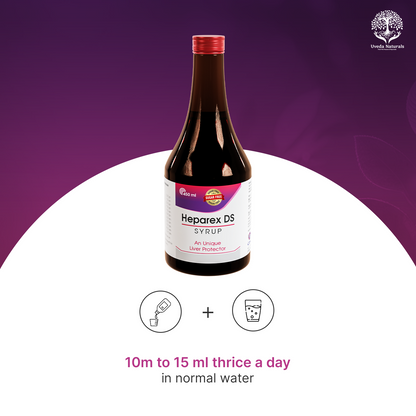 Uveda Naturals Heparex DS Sugar-Free Syrup