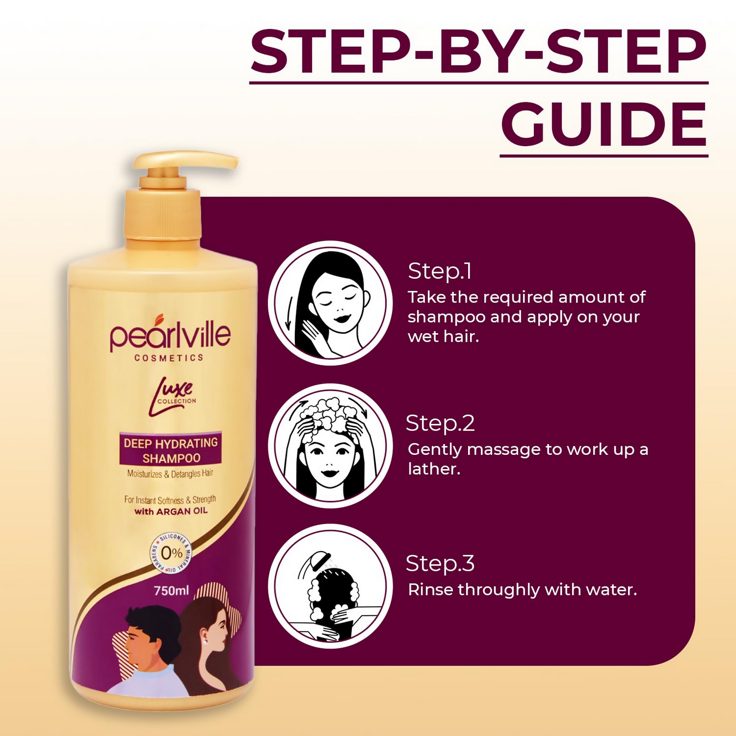 Pearlville Luxe Collection Deep Hydrating Shampoo