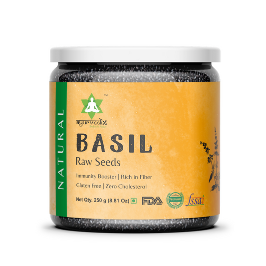 Buy Ayurvedix Nutritious Basil Seeds from DrMediCart, Ship from India to USA
