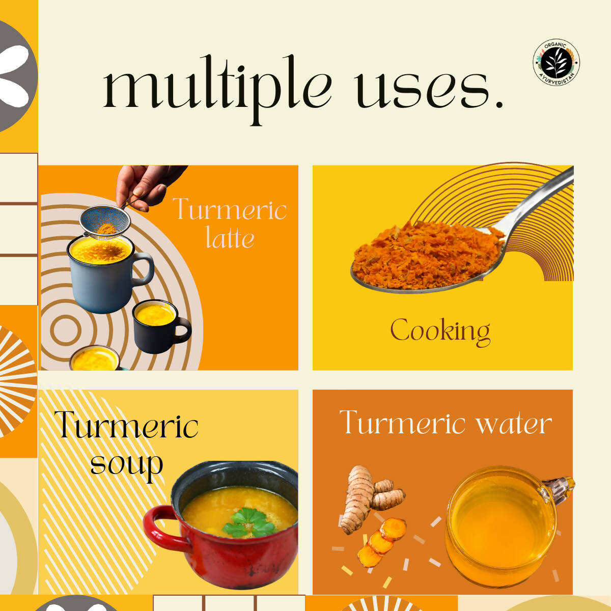 Organic Ayurve USA, Australia, Canada n Turmeric Powder