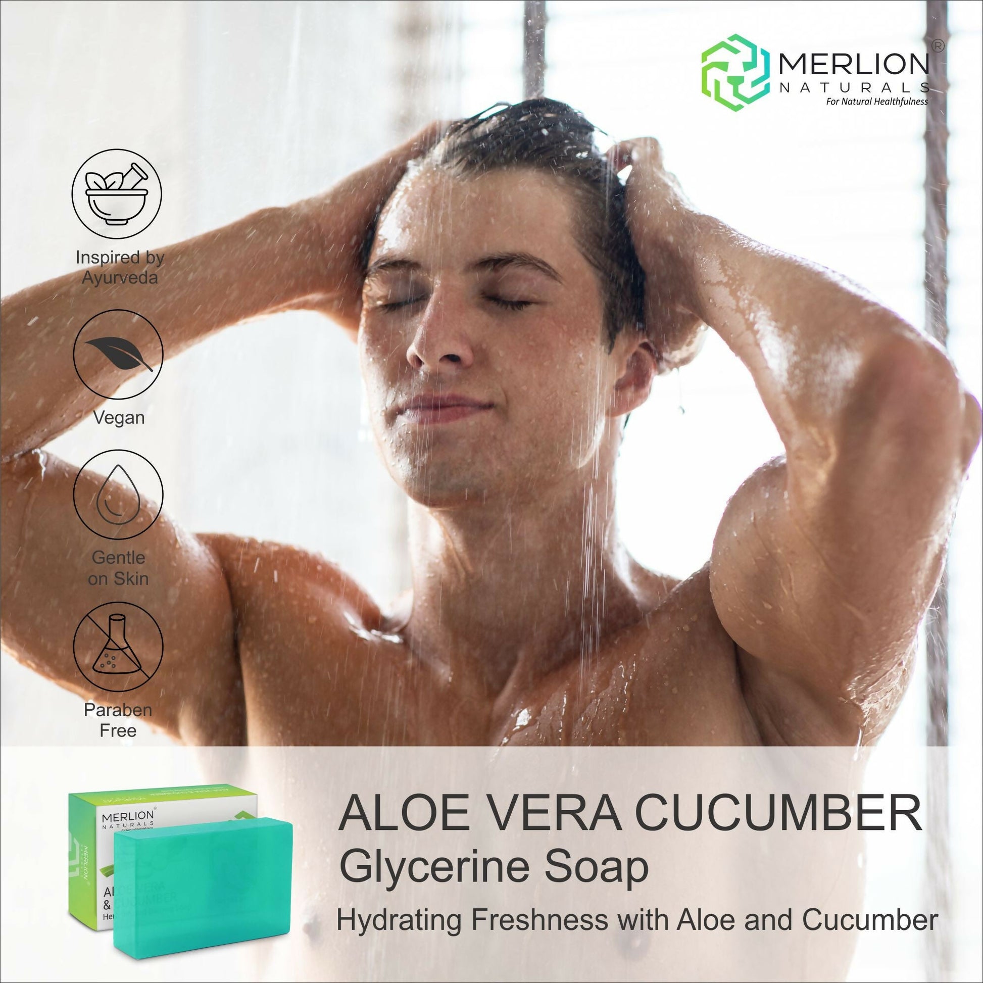 Merlion Naturals Aloe Vera & Cucumber Glycerine Soap