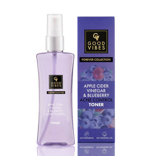 Buy Good Vibes Apple Cider Vinegar & Blueberry Acne Control Toner from DrMediCart, Ship from India to USA