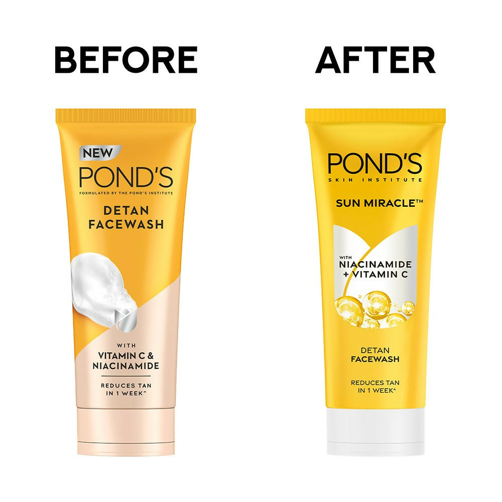 Ponds DeTan Face Wash With Niacinamide & Vitamin C