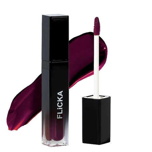 FLiCKA Set and Attack Liquid Matte Lipstick 06 Vintage Wine - Maroon