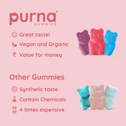 Purna Sampurna Smells Like Teen Spirit Collagen Peptides Gummies - Watermelon