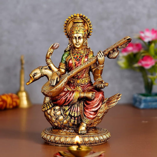 Buy Antiqu Goddess Saraswati Idol