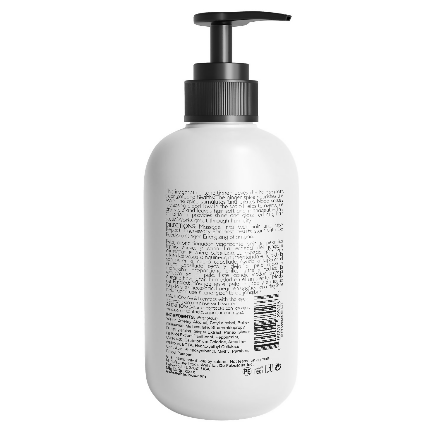 De Fabulous Ginger Energizing Hair Conditioner