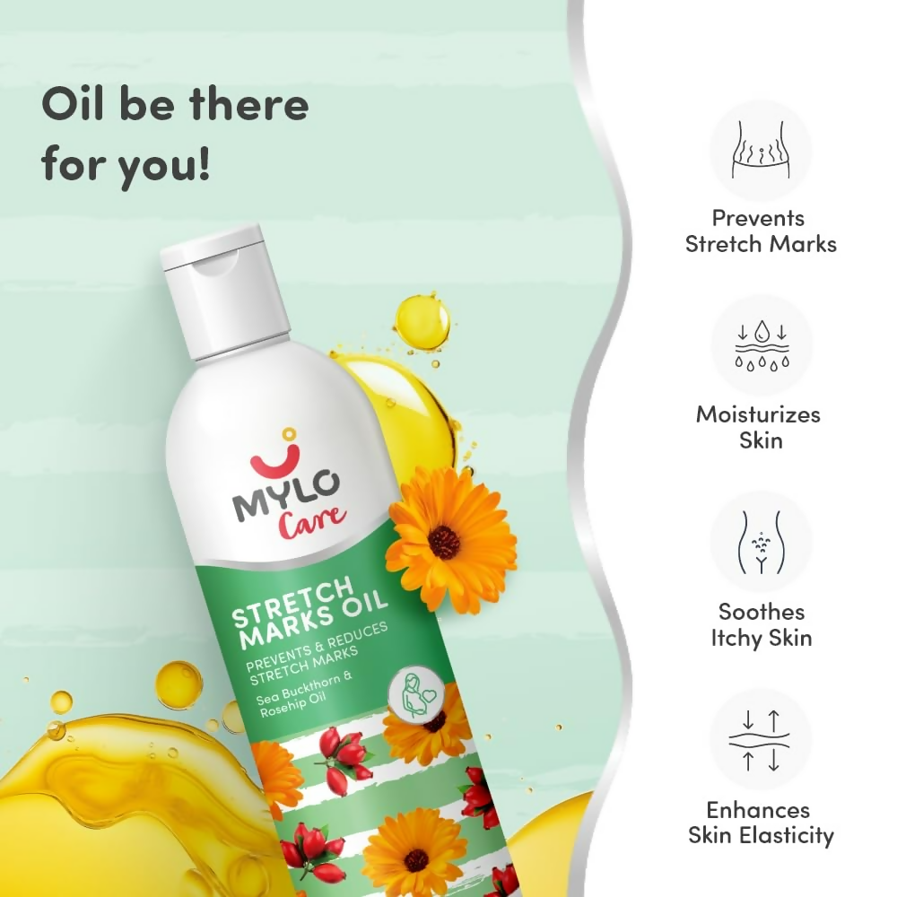 Mylo Care Stretch Marks Oil - with Sea Buckthorn
